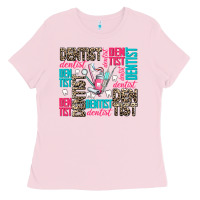 Bubblegum Pink dentist Ladies Tee - AdoDesignShop