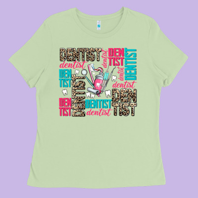 Dentist Ladies Tee Designed By Adodesignshop