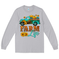 Moon Dust farm truck  farm life with sunflower Long Sleeve Tee - HRA Design Shop