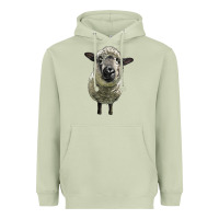 Matcha hampshire sheep head Heavyweight Hoodie - LillyAllenDesigns