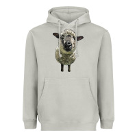 Moon Dust hampshire sheep head Heavyweight Hoodie - LillyAllenDesigns