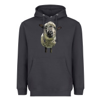 Smoke hampshire sheep head Heavyweight Hoodie - LillyAllenDesigns