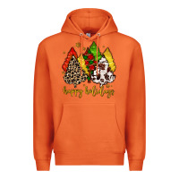 Carrot happy holidays with christmas tree Premium Hoodie - MaliasSmallBusiness