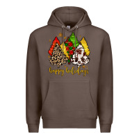 Coffee happy holidays with christmas tree Premium Hoodie - MaliasSmallBusiness
