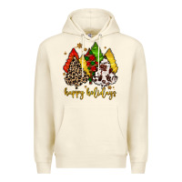 Sandshell happy holidays with christmas tree Premium Hoodie - MaliasSmallBusiness
