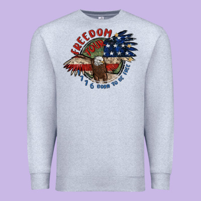 Freedom Tour Premium Sweatshirt Designed By Maliassmallbusiness