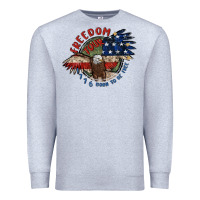 Heather Grey freedom tour Premium Sweatshirt - MaliasSmallBusiness