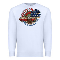 White freedom tour Premium Sweatshirt - MaliasSmallBusiness