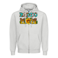 Dove Grey rodeo mom Zipper Hoodie - AdoDesignShop