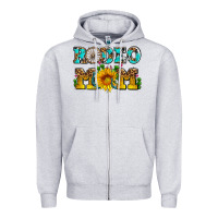 Heather Grey rodeo mom Zipper Hoodie - AdoDesignShop