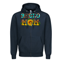 Navy rodeo mom Zipper Hoodie - AdoDesignShop