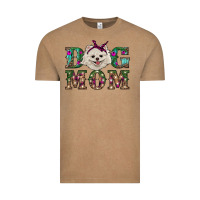Vintage Coffee Christmas dog mom Pomeranian Vintage Tee - RanaPortraitStore