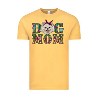 Vintage Mustard Christmas dog mom Pomeranian Vintage Tee - RanaPortraitStore