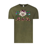 Vintage Olive Christmas dog mom Pomeranian Vintage Tee - RanaPortraitStore