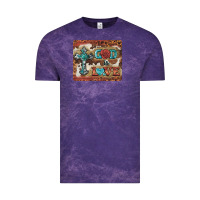 Cloud Purple god is love cross Vintage Tee - BarkalooDesign