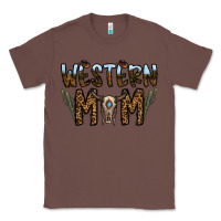Chestnut western mom Classic Tee - CowhideDigitalArt