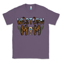 Lavender western mom Classic Tee - CowhideDigitalArt