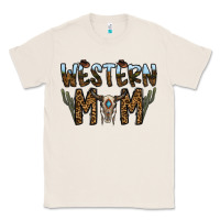 Natural western mom Classic Tee - CowhideDigitalArt