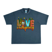 Midnight Navy love camping Urban Heavy Tee - Zillion Design Studio