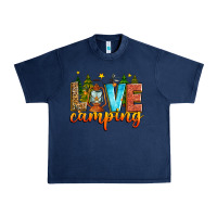 Navy love camping Urban Heavy Tee - Zillion Design Studio