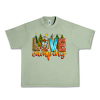 Oil Green love camping Urban Heavy Tee - Zillion Design Studio