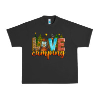 Pigment Black love camping Urban Heavy Tee - Zillion Design Studio