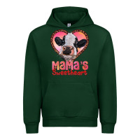 Forest Green mamas sweetheart baby cow Urban Hoodie - RanaPortraitStore