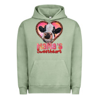 Pigment Oil Green mamas sweetheart baby cow Urban Hoodie - RanaPortraitStore