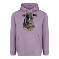 Lavender dorper sheep head Heavyweight Hoodie - LillyAllenDesigns