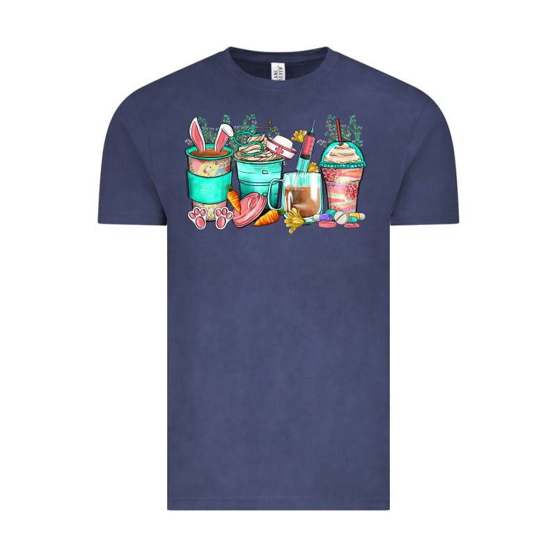 Easter Nurse Coffee Cups Vintage Tee by Zillion Design Studio | Teevron