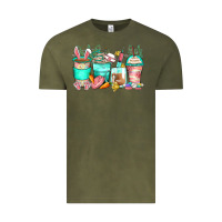 Vintage Olive easter nurse coffee cups Vintage Tee - Zillion Design Studio