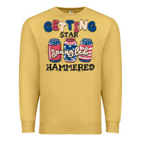 Antique Gold getting star spangled hammered Premium Sweatshirt - MaliasSmallBusiness