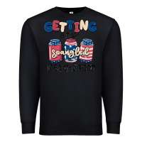 Black getting star spangled hammered Premium Sweatshirt - MaliasSmallBusiness
