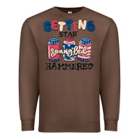 Chestnut getting star spangled hammered Premium Sweatshirt - MaliasSmallBusiness