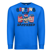 True Royal getting star spangled hammered Premium Sweatshirt - MaliasSmallBusiness