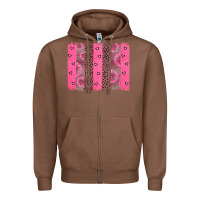 Chestnut ribbon brush stoke Zipper Hoodie - JahusDesignShop