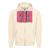 Sandshell ribbon brush stoke Zipper Hoodie - JahusDesignShop
