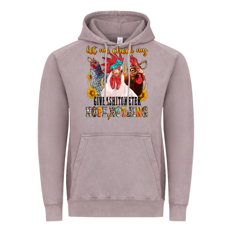 Let Me Check My Giveashitometer Vintage Hoodie by texasbilliewilder | Teevron