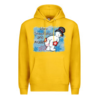 Lemon how snowflakes are made winter christmas Premium Hoodie - MaliasSmallBusiness