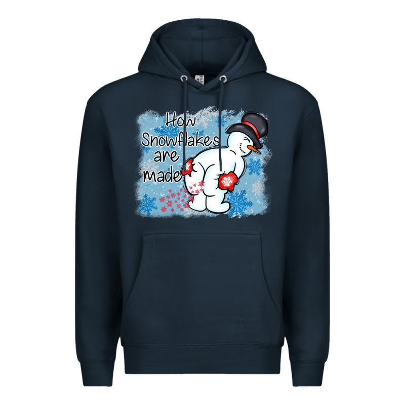 How Snowflakes Are Made Winter Christmas Premium Hoodie by MaliasSmallBusiness | Teevron