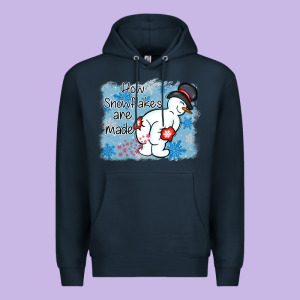 How Snowflakes Are Made Winter Christmas Premium Hoodie Designed By Maliassmallbusiness