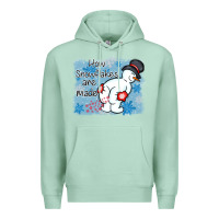 Seafoam how snowflakes are made winter christmas Premium Hoodie - MaliasSmallBusiness
