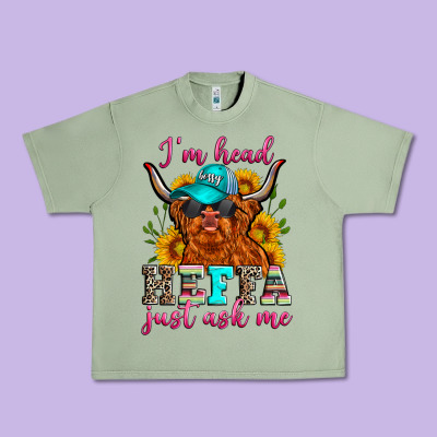 I'm Head Heffa Just Ask Me Urban Heavy Tee Designed By Zillion Design Studio