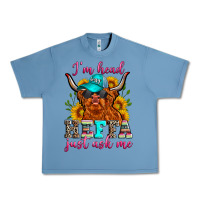 Pebble Blue i'm head heffa just ask me Urban Heavy Tee - Zillion Design Studio