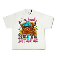 Pistachio i'm head heffa just ask me Urban Heavy Tee - Zillion Design Studio