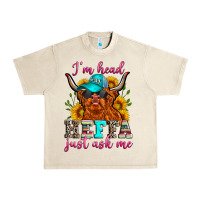 Sandshell i'm head heffa just ask me Urban Heavy Tee - Zillion Design Studio