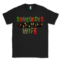 Black Somebody's Jolly Ass Wife Classic Tee - FaDigitalArtStudio