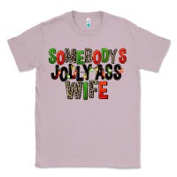 Lilac Somebody's Jolly Ass Wife Classic Tee - FaDigitalArtStudio