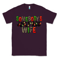 Plum Somebody's Jolly Ass Wife Classic Tee - FaDigitalArtStudio