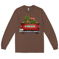 Chestnut Christmas trees truck Long Sleeve Tee - FaDigitalArtStudio
